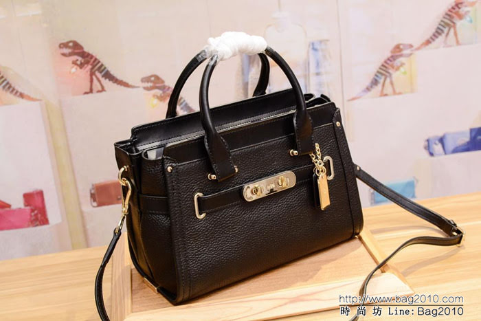 COACH蔻馳 代購正品 34816原單 全頭層牛皮 肩背斜挎包  Chz1475